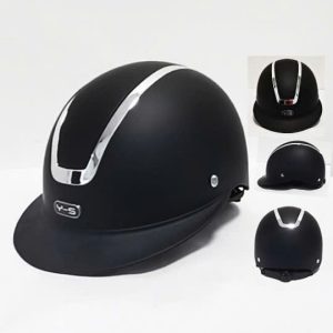 Mũ nón cưỡi ngựa Callisto Wide Peak – Black /Black Crystal Frame